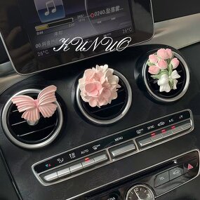 Car Fragrance Stone Manufacturer - Butterfly Tulip Flower