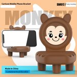 Mobile Phone Holder Manufacturer - Cartoon Animal Chair Desktop