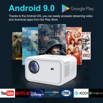 Android Projector Manufacturer - 1080P HD Electric Focus Multi-Function
