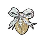 Embroidered Patches Manufacturer - Hot Pink Chenille Bow Iron-On