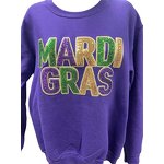 Twill Fabric Patch Manufacturer - Mardi Gras King Cake Embroidered