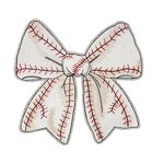 Embroidered Patches Manufacturer - Hot Pink Chenille Bow Iron-On