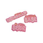 Iron-On Patch Supplier - Hot Pink Bride Babe Cowgirl Wedding
