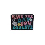 Embroidered Patch Manufacturer - Checkered Game Day Western