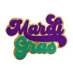 Embroidered Patch Supplier - Mardi Gras Star Glitter Sequin