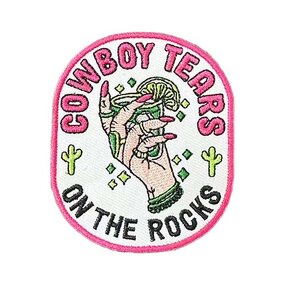 Embroidered Patches Supplier - Hot Pink Cowboy Tears Trucker