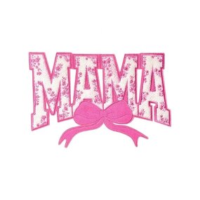 Chenille Patch Manufacturer - Floral Mama Big Size Bow Sequins