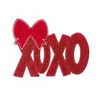 Glitter Patch Supplier - Big Red Valentine's XOXO Chenille