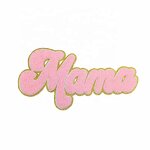 Chenille Glitter Patch Supplier - Valentine's Love Heart Shape