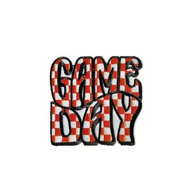 Embroidered Patch Manufacturer - Checkered Game Day Western