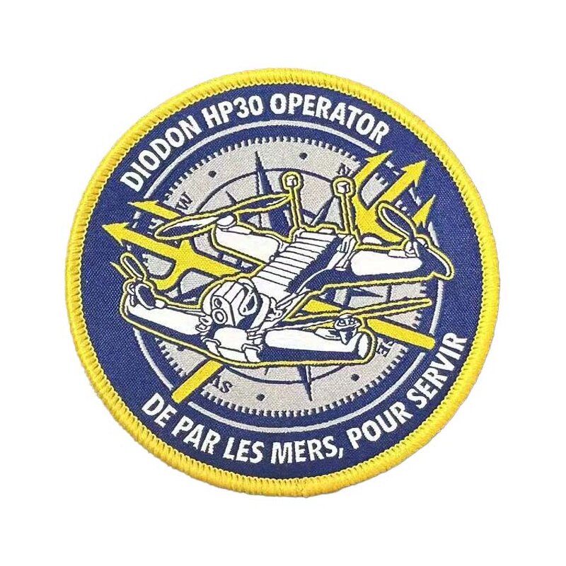 Woven Badges Supplier - Custom Company Logo Hook Loop