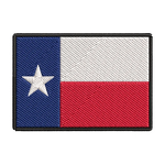 Texas State Patch Supplier - Lone Star TX Republic Embroidered