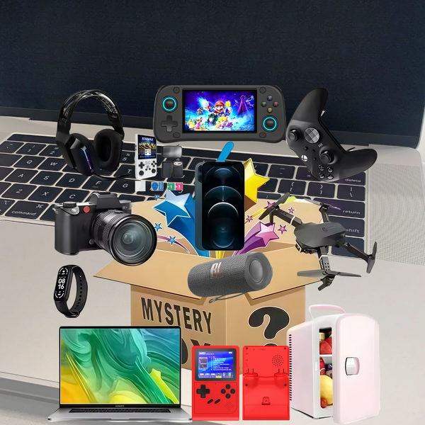 Mystery Box Manufacturer - Vintage Christmas Gift Box Electronics Headphones Projectors