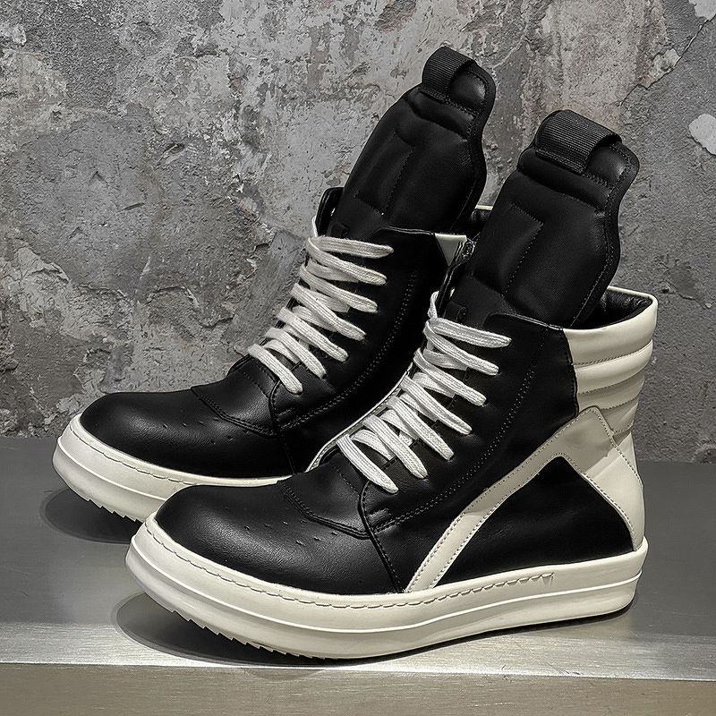 Sneakers Manufacturer - Classic High-Top Men's Toe Thick-Soled Height-Increasing