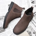 Chelsea Boots Manufacturer - Men's British Style Genuine Leather Imitation
