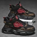 Sneakers Manufacturer - Men's High-top Breathable Mesh Lining Thick-soled