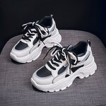 Sports Casual Shoes Manufacturer - Ins Korean Style Synthetic Leather Women's