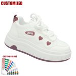 Sport Shoes Manufacturer - Lightweight Women's Casual Soft Leather Skateboard