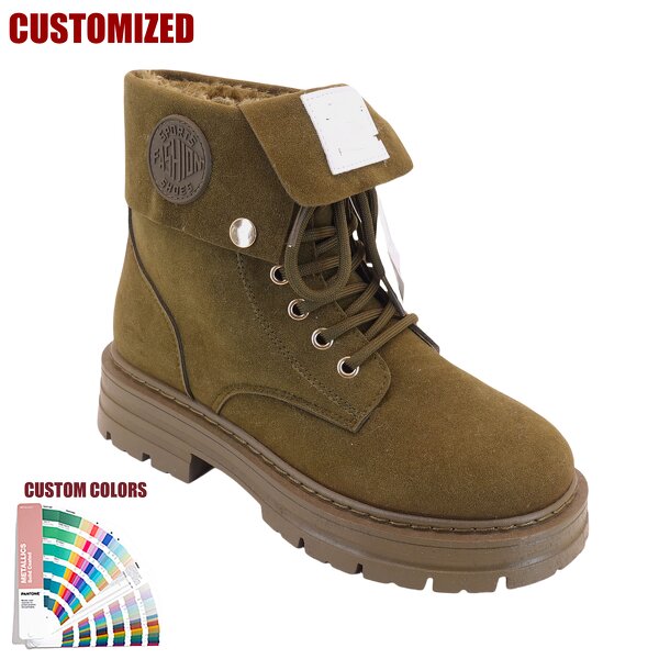 Martin Boots Manufacturer - Women's Comfortable Warm Soft Anti-Slip Height