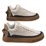 Sneakers Manufacturer - Men's Spring Fashion Artificial PU Thick Sole
