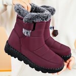 Snow Boots Manufacturer - Women's High-Top Thick-Soled Umbrella Cloth Cold-Proof