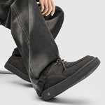 Snow Boots Manufacturer - Men's Low-Cut Winter Artificial Long Plush Lined