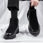 Chelsea Boots Manufacturer - Men's Winter Genuine Leather British Style