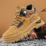 Workwear Boots Manufacturer - Men's All-Match British Style Platform PU