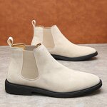 Chelsea Boots Manufacturer - Men's British Style Genuine Leather Imitation