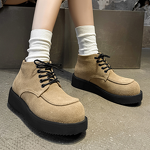 Derby Shoes Manufacturer - Autumn Couple's Retro British Style Work Commuting