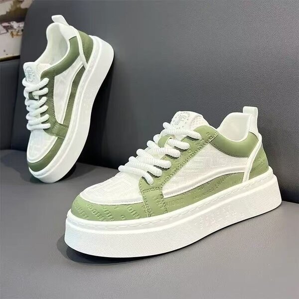Sneakers Manufacturer - Men's Korean-style Low-top Summer Breathable White
