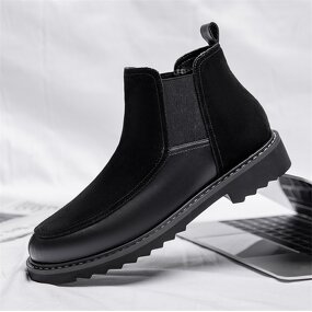 Chelsea Boots Manufacturer - Men's Winter Genuine Leather British Style