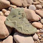 Labor Insurance Boots Manufacturer - Men's Breathable Non-Slip TPR Outsole