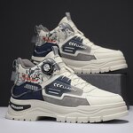 Workwear Boots Manufacturer - Men's All-Match British Style Platform PU