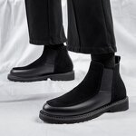 Chelsea Boots Manufacturer - Men's Winter Genuine Leather British Style