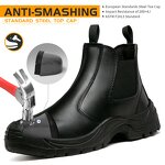 Safety Shoes Manufacturer - New Labor Protection Steel Toe Scrub Waterproof