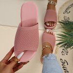 Beach Shoes Manufacturer - Breathable Flying Woven TPR Outsole PVC Upper