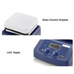 Magnetic Stirrer Manufacturer - Economical 200-1500rpm LCD MS-H380-PRO