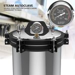 Autoclave Machine Manufacturer - Portable LPG Electric 24 Liter Steam