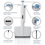 Multichannel Pipette Manufacturer - Digital Adjustable 8 12 Channels