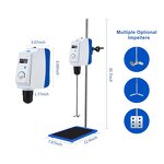 Overhead Stirrer Manufacturer - Large Capacity LCD Emulsifier 10-100L