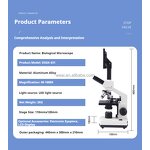 Microscope Manufacturer - HD Screen Photo Video Digital 1600X Cell Bacteria