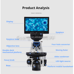 Microscope Manufacturer - 8.0M 9" HD Display Optics Lab Research