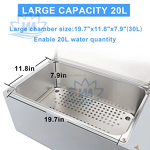 Water Bath Manufacturer - Large-capacity Stainless Steel Digital 20L
