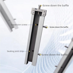 Courtyard Entrance Door Manufacturer - Stainless Steel Watertight for Water Defense Safety