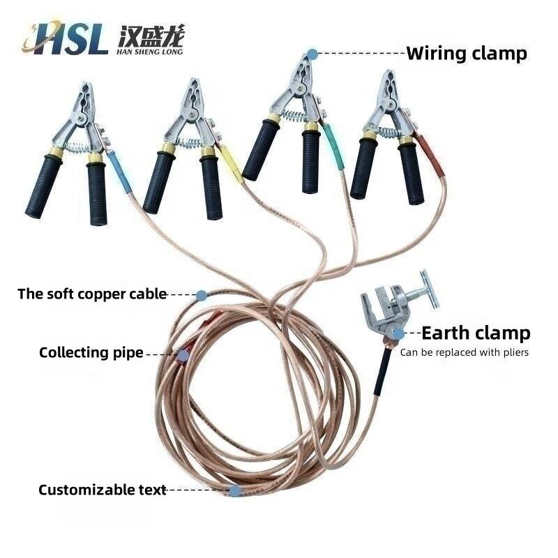 Portable Earthing Equipment Manufacturer - Smart Earth Line Security Ground Personal Safety Rubber Copper Insulated
