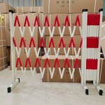 Safety Barrier Manufacturer - Wheeled Expandable Retractable Fence FRP Isolation Protective