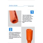 Rubber Line Hose Manufacturer - 20KV Electrical Insulation with Curving Rib Configurations Safety