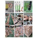 Grounding Rod Manufacturer - Portable with Clamp and Copper Wire Pure Copper Earth Rod & Lead