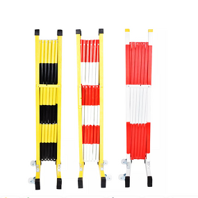 Safety Barrier Manufacturer - Wheeled Expandable Retractable Fence FRP Isolation Protective